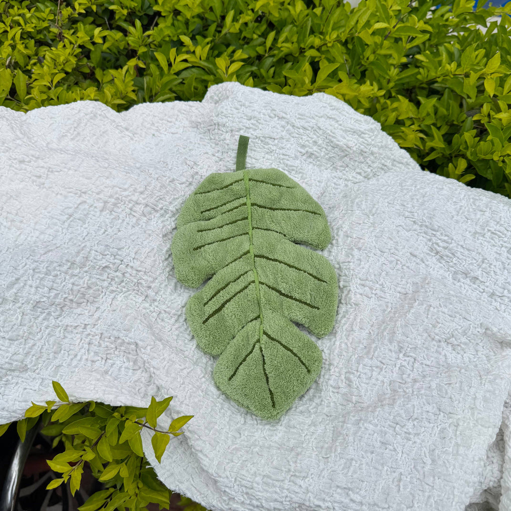 Earth Tone Leaf Hanging Hand Towels – Set of 3 or Individual