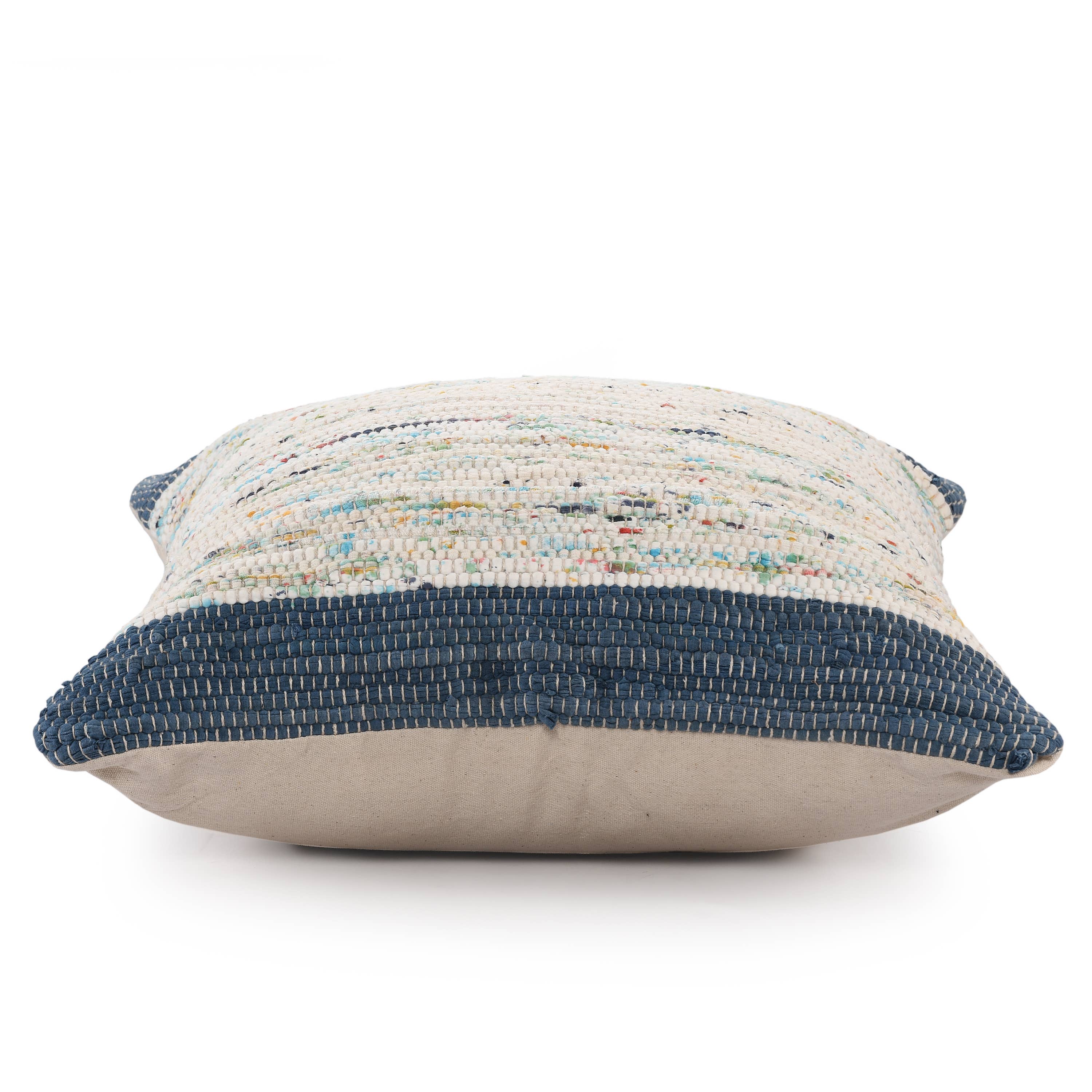 Ravina Handwoven Modern Abstract Cotton Throw Pillow