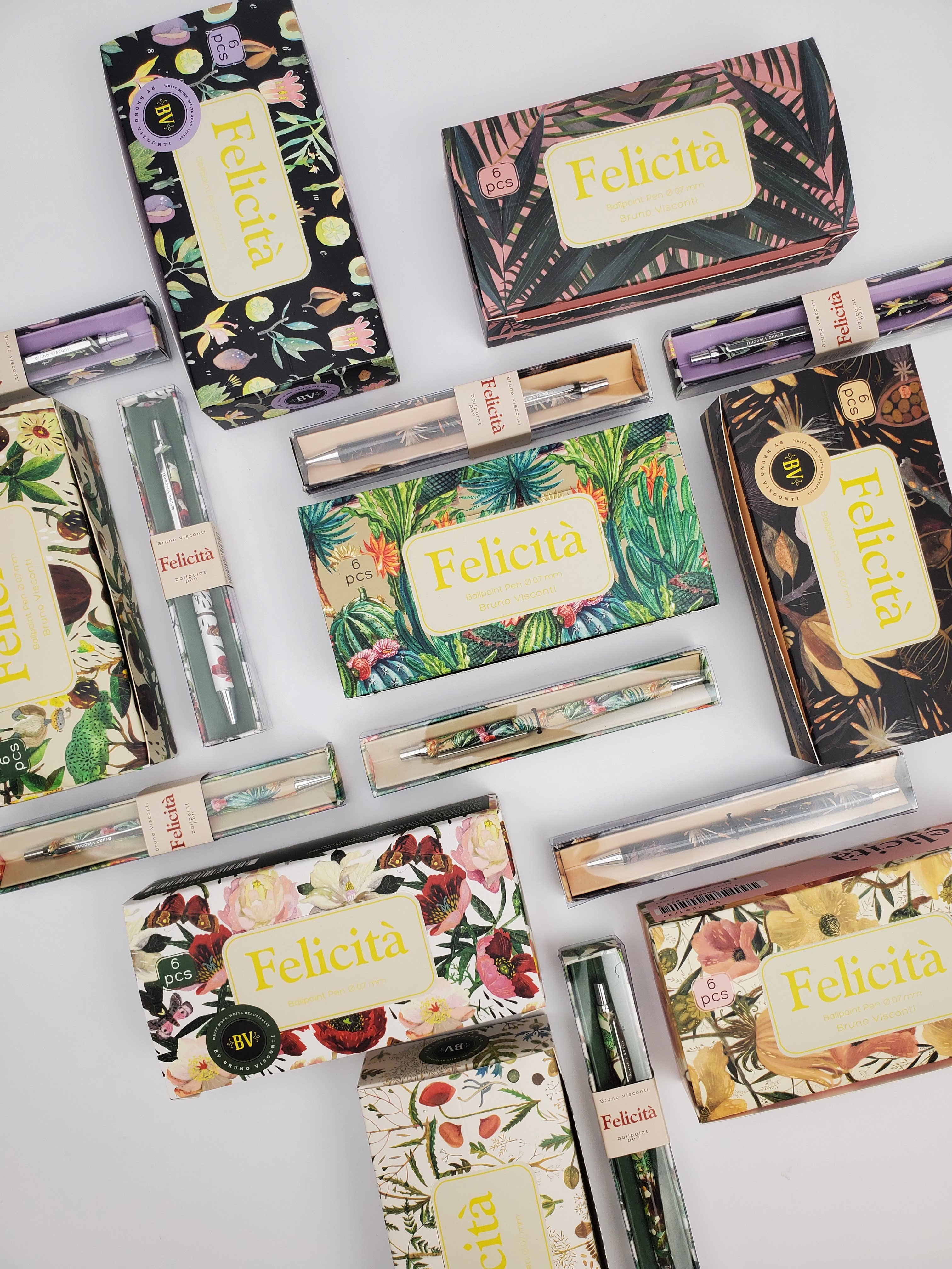 Felicita Night Flowers Ballpoint Pen