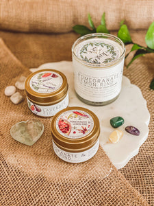 Pomegranate & Lemon Rind - Just Bee Candles