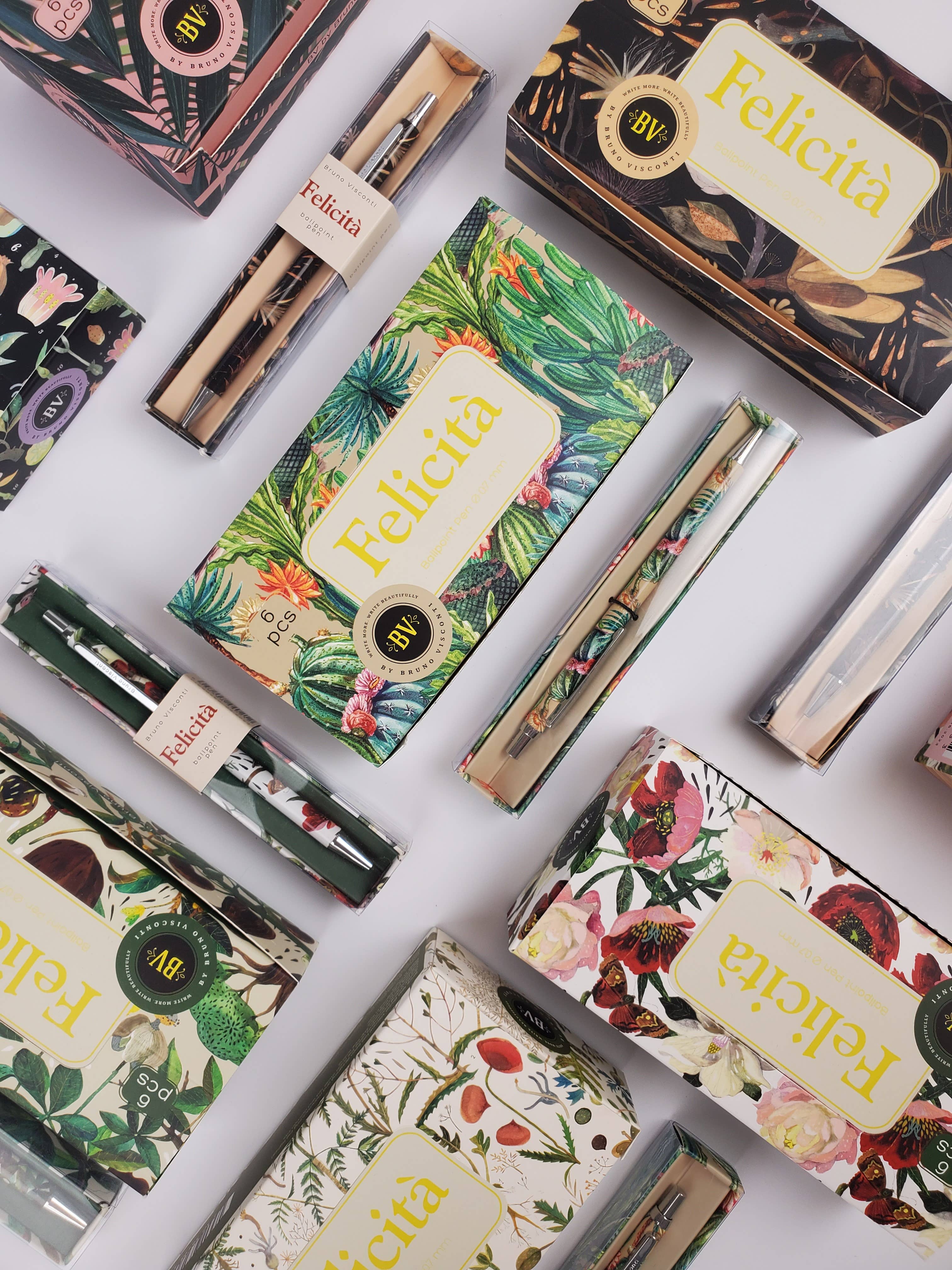 Felicita Night Flowers Ballpoint Pen