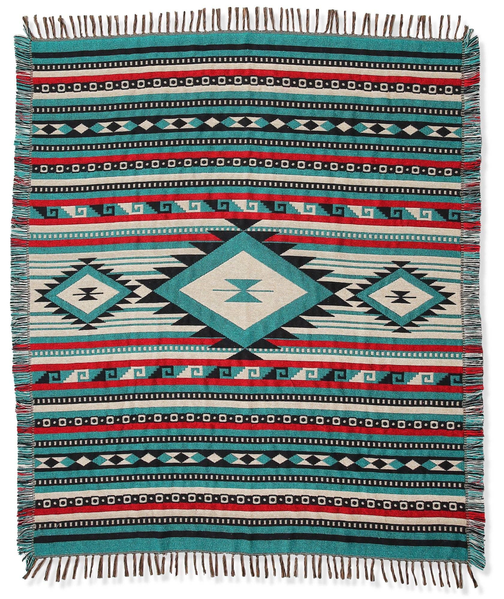 Cotton Accent Throw #13B