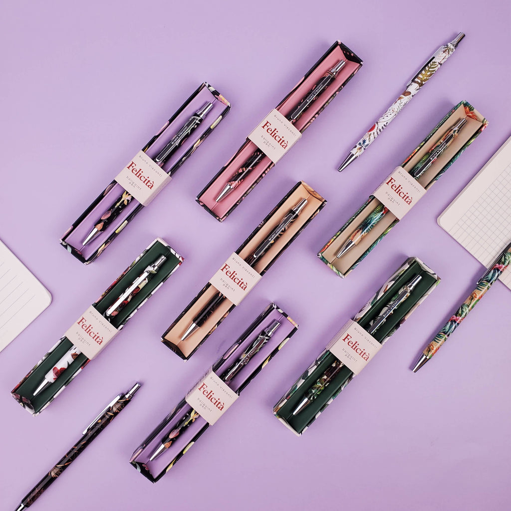 Felicita Night Flowers Ballpoint Pen