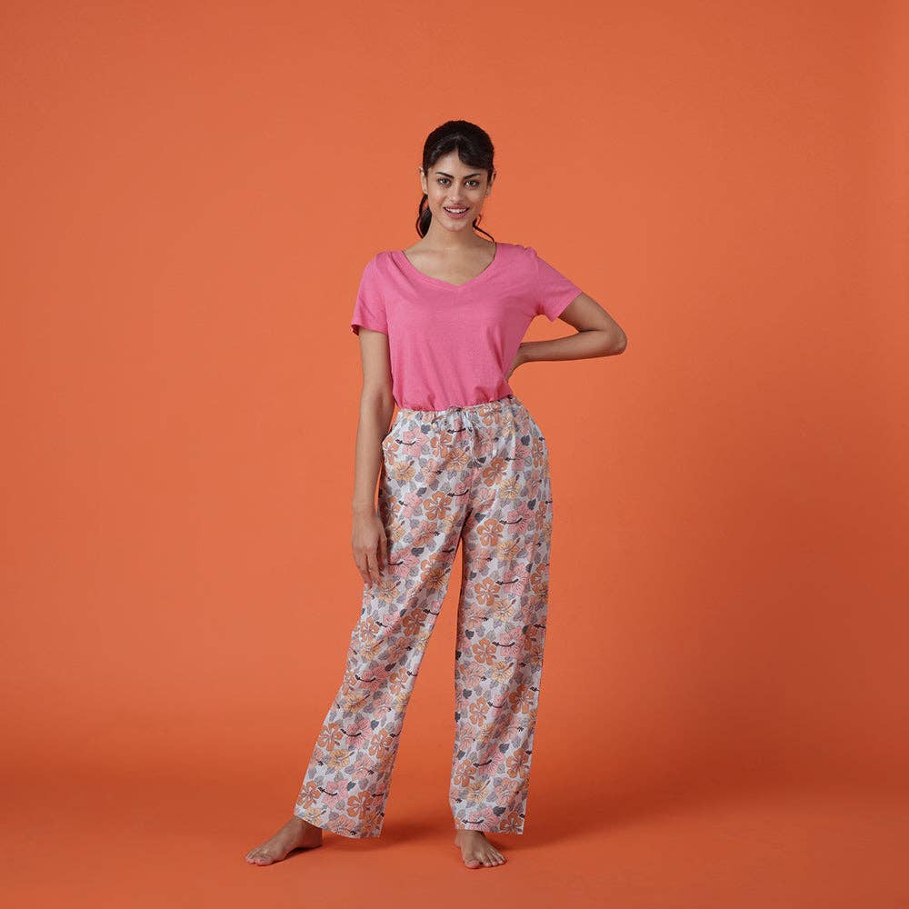 Hibiscus Pant in a bag