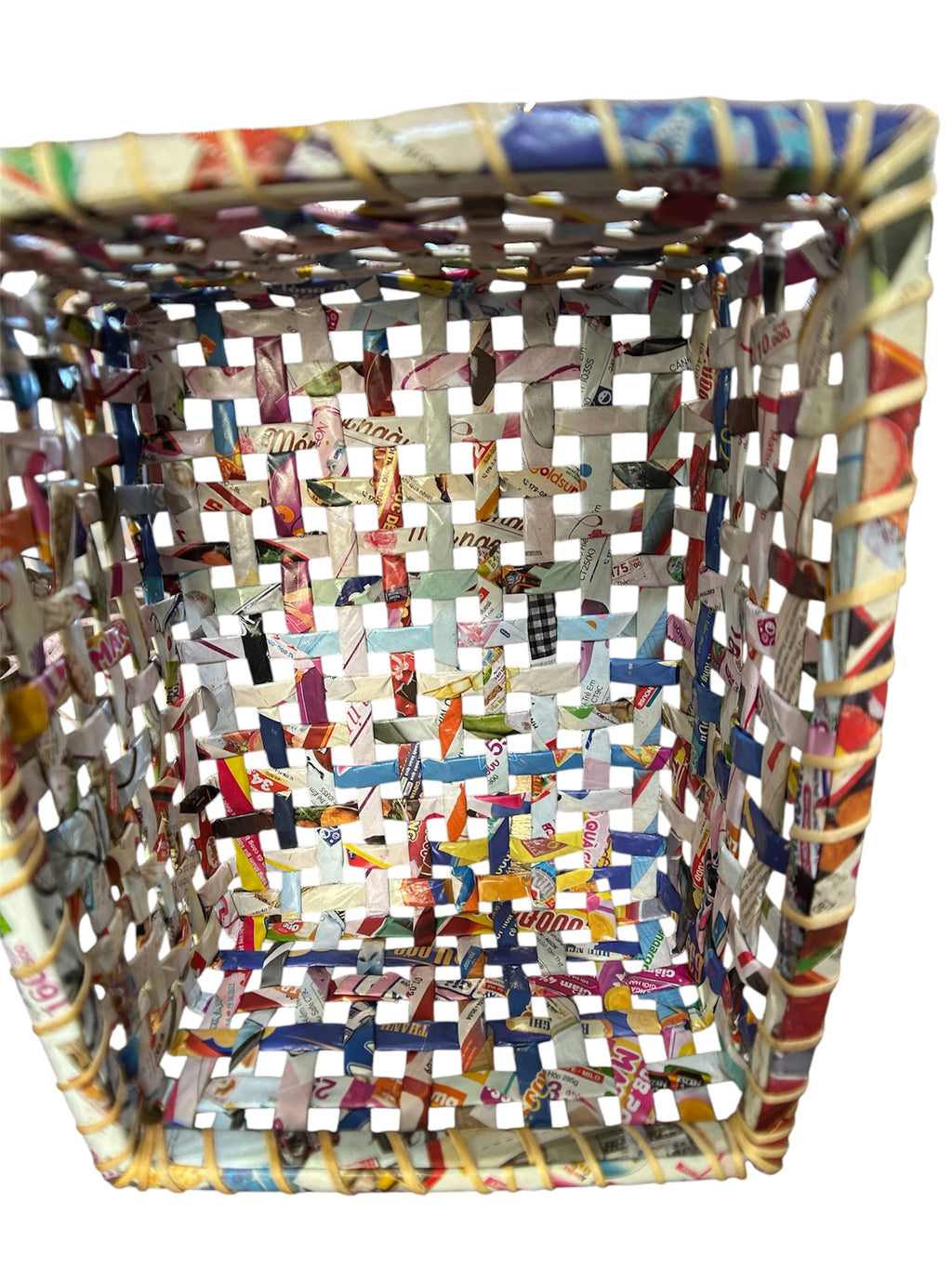 Large Paper Basket-Large : 9x7x4"