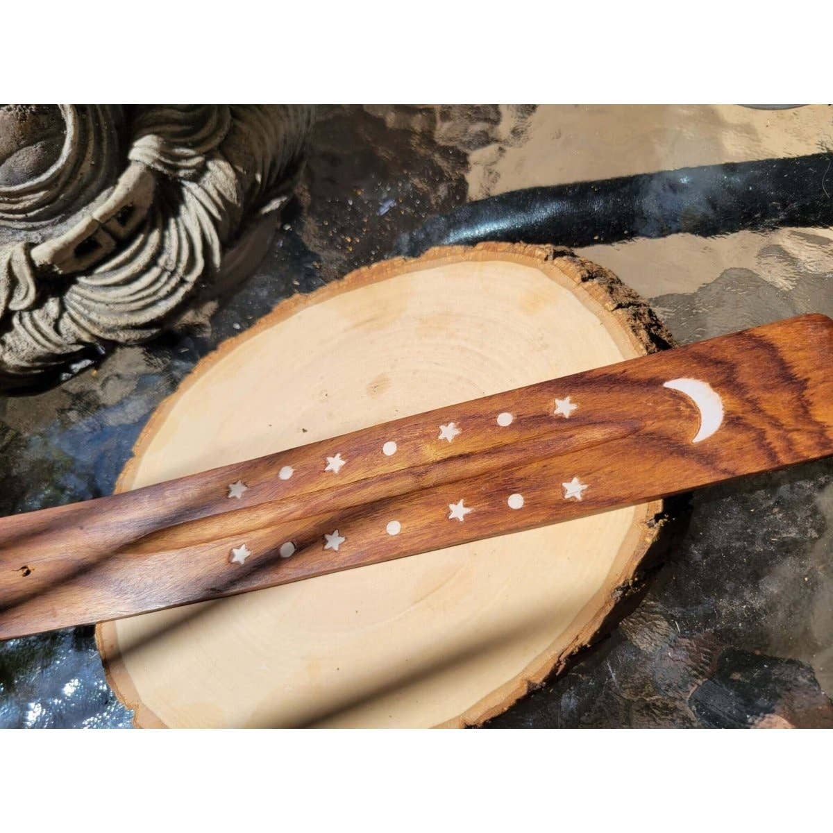 Wooden Ash Catcher Incense Holder/Hand Crafted Incense Burne