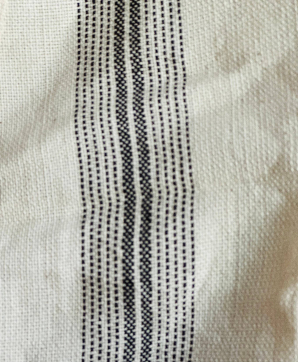 Handwoven striped pattern short bathrobe, loungewear, Gray