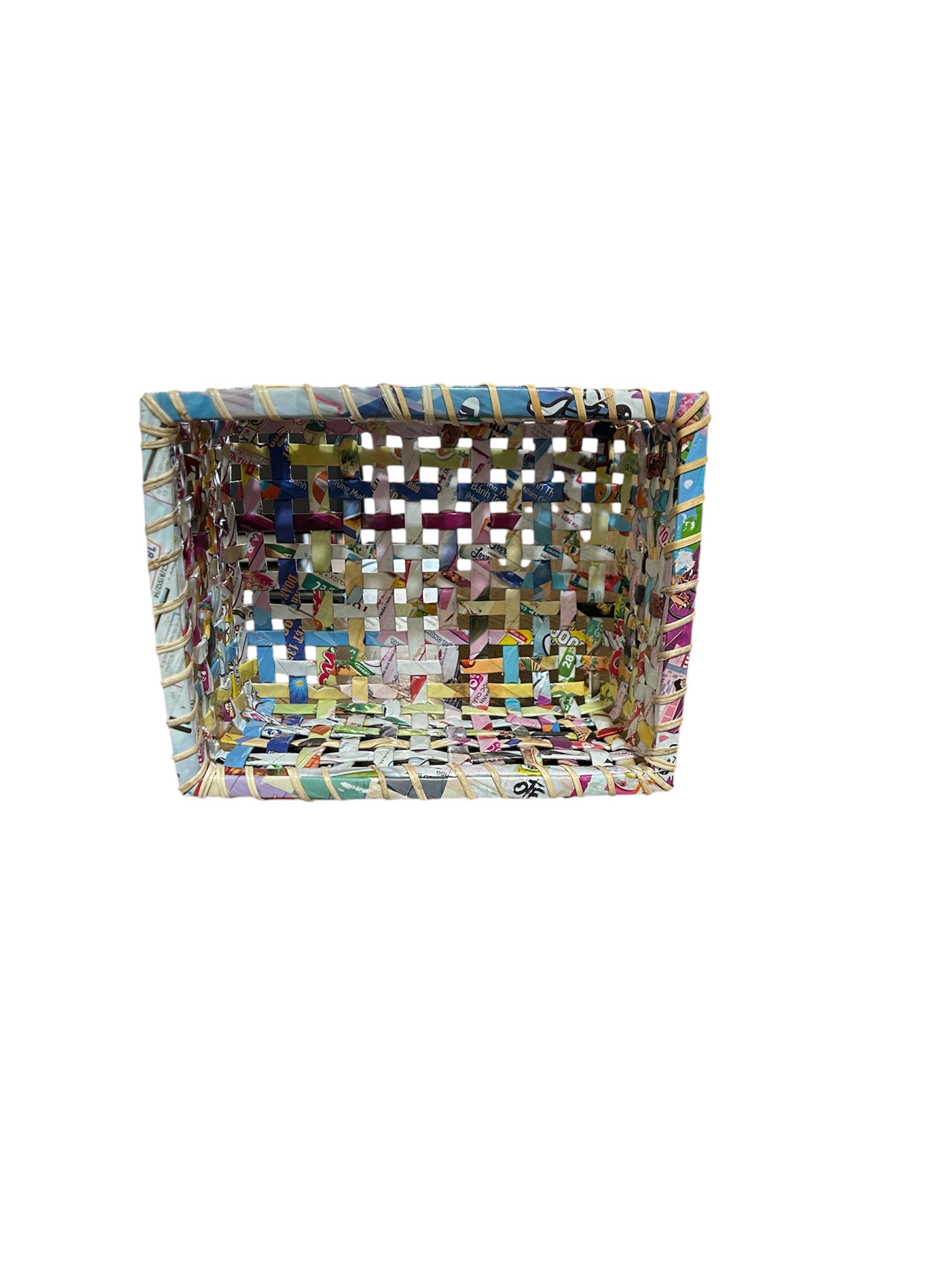 Medium Paper Basket-Medium : 8x6x3.8"