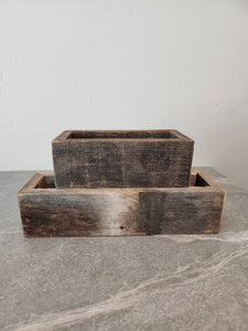 Reclaimed Wood Succulent  Planter - Small Trough