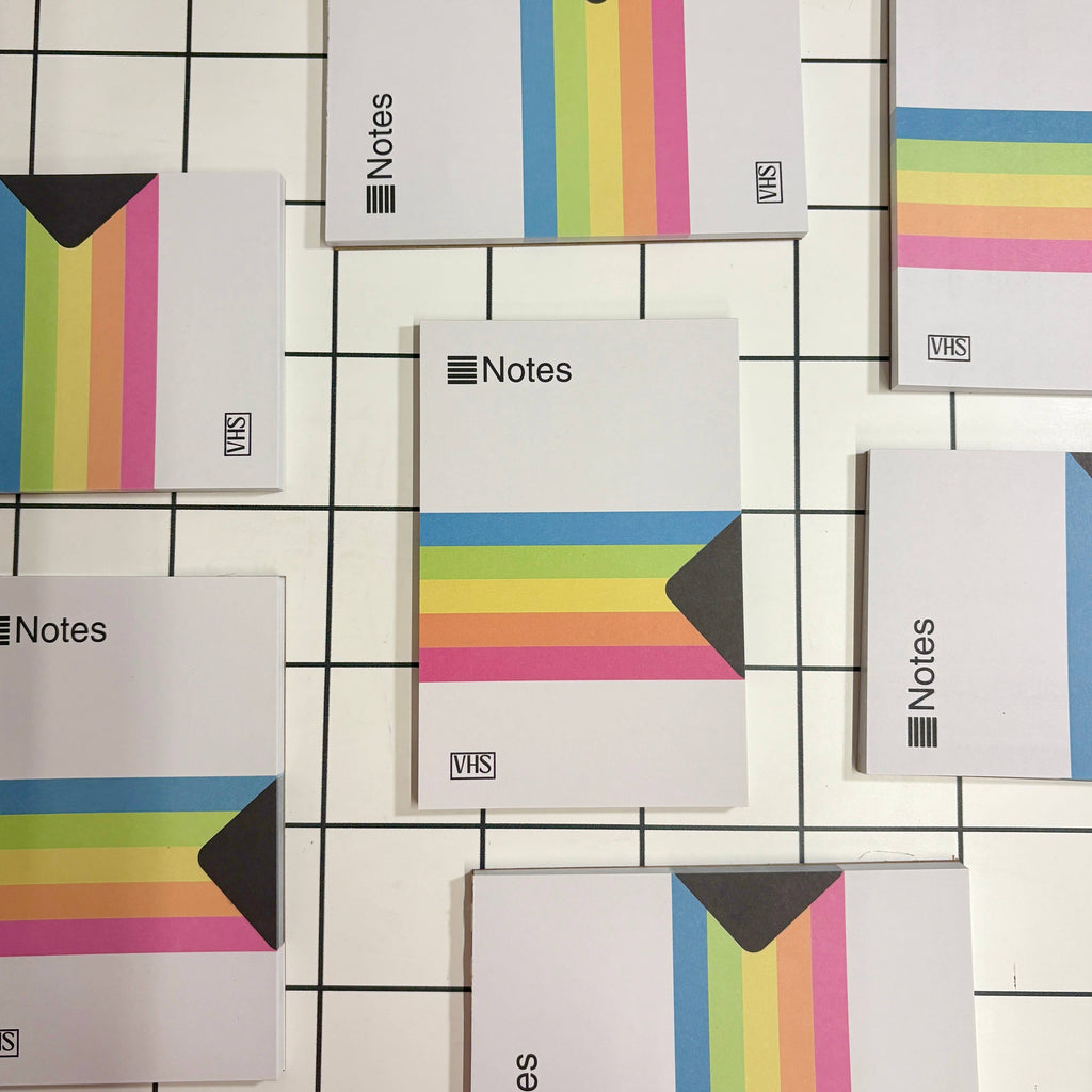 Vintage VHS Notepad