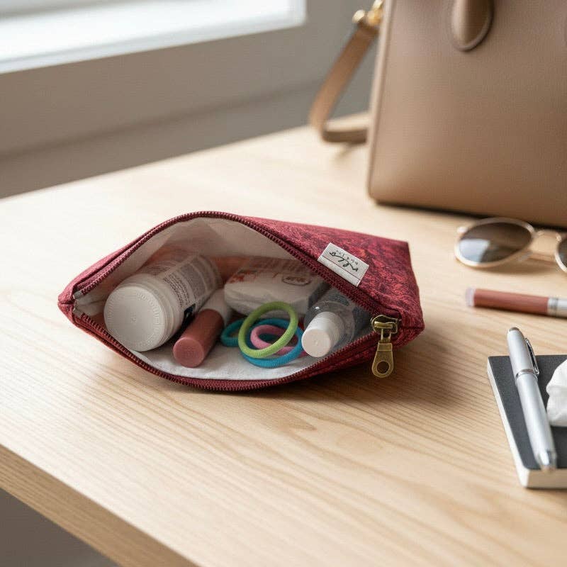 Travel Cosmetic Sustainable Zip 'n Go Bags — Fairy Garden