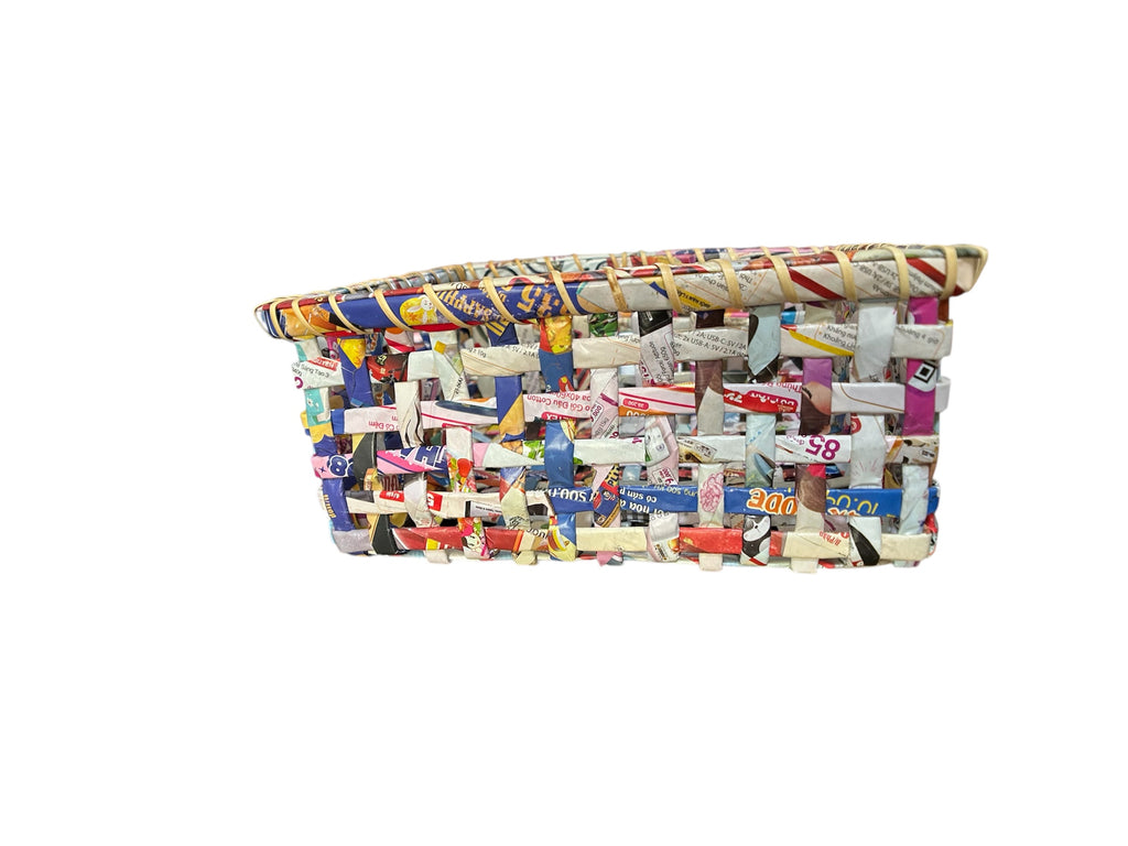 Large Paper Basket-Large : 9x7x4"