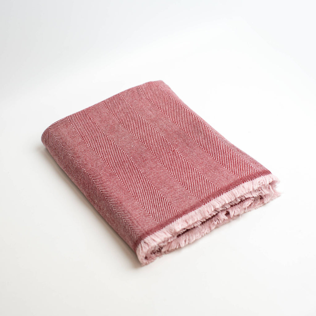 Cashmere Reversible Luxury Blanket Travel Throw 56X 90" #IDK