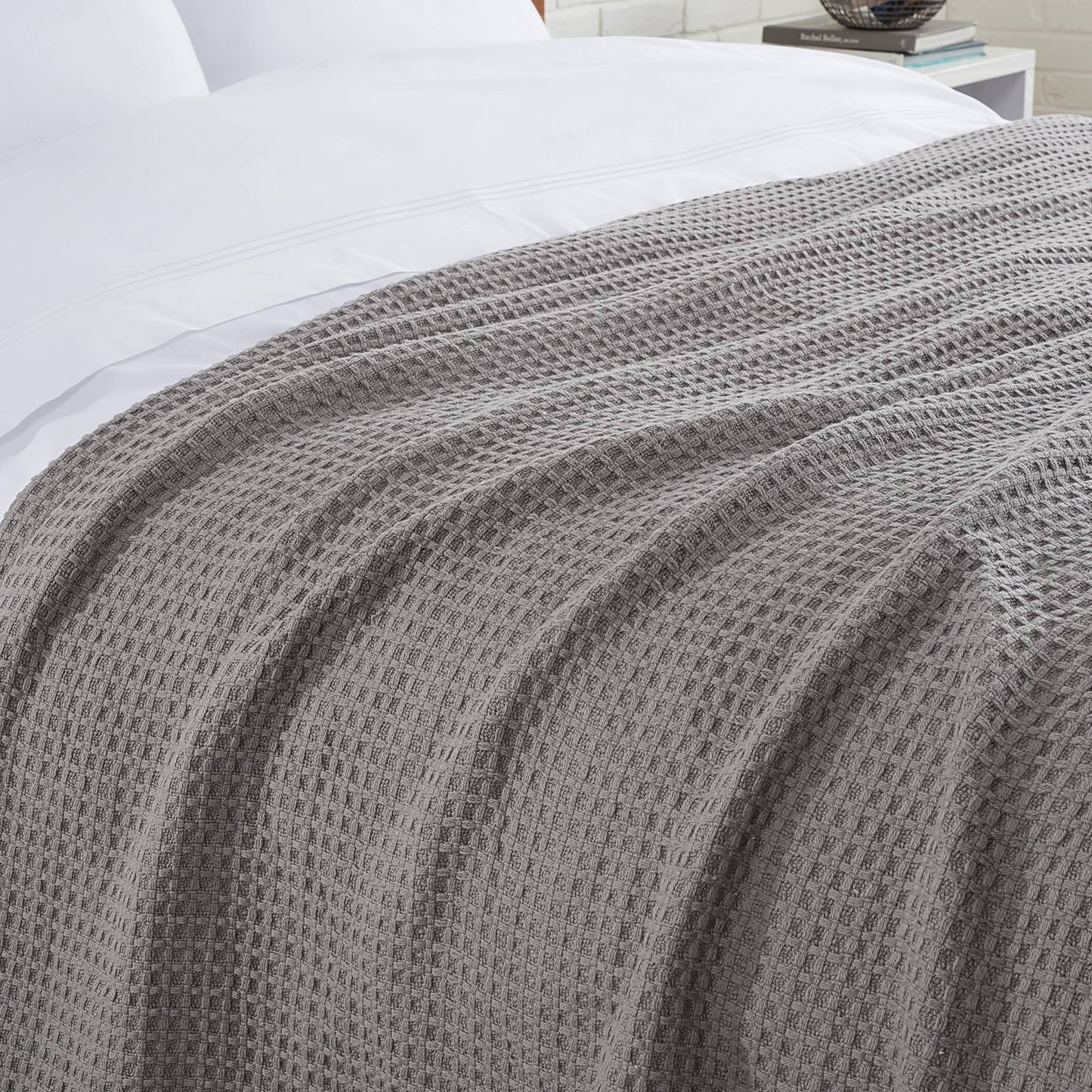 Waffle Weave Luxury Bed Blankets, Soft, Size & Color Options