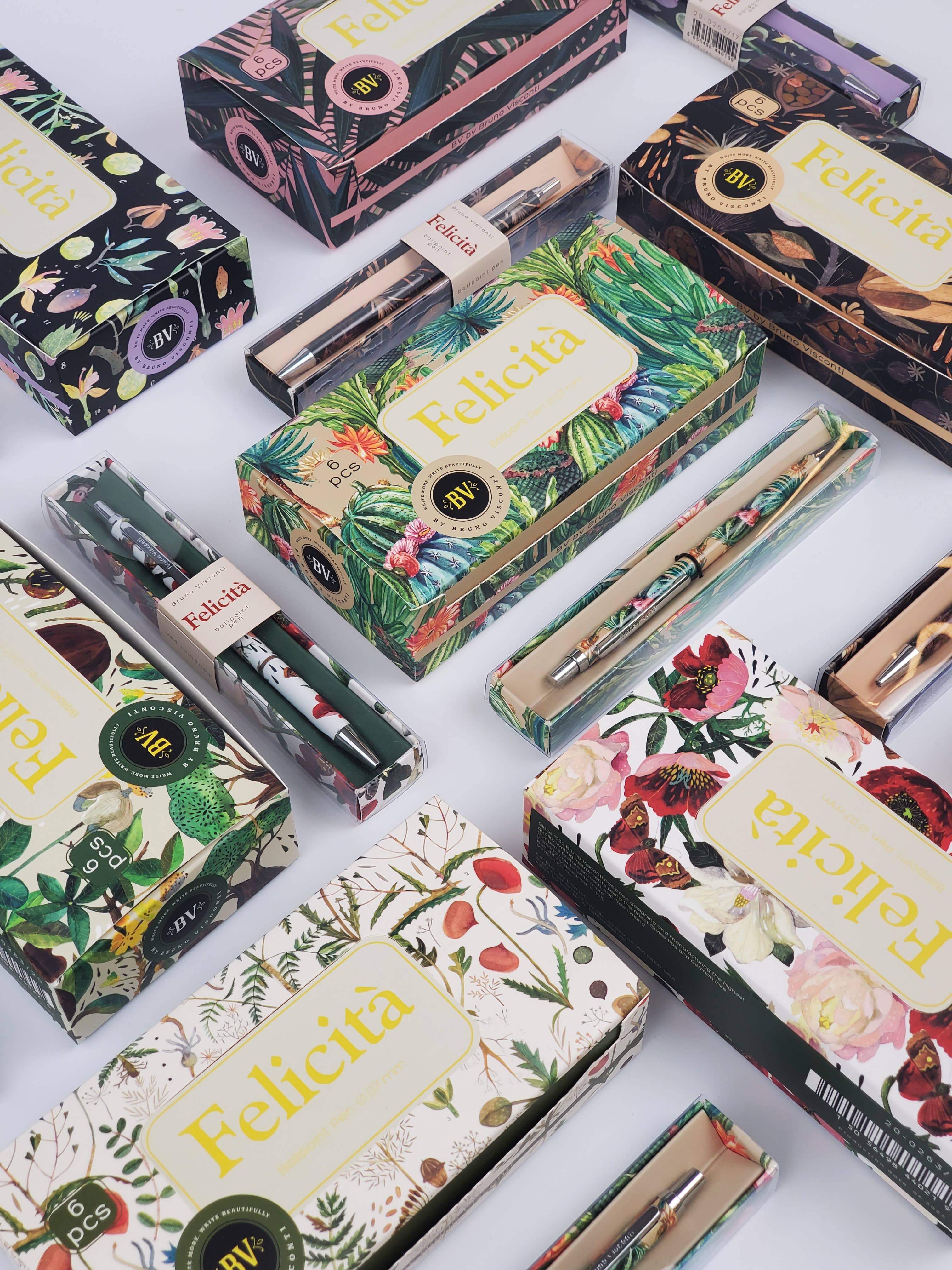 Felicita Night Flowers Ballpoint Pen