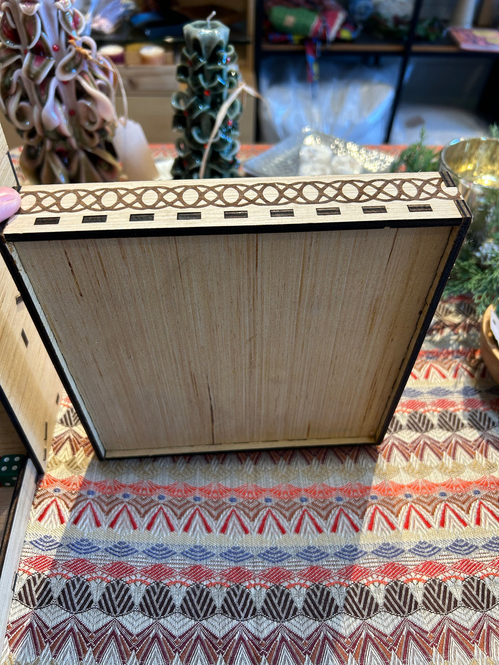 Felt Lined Dice Tray