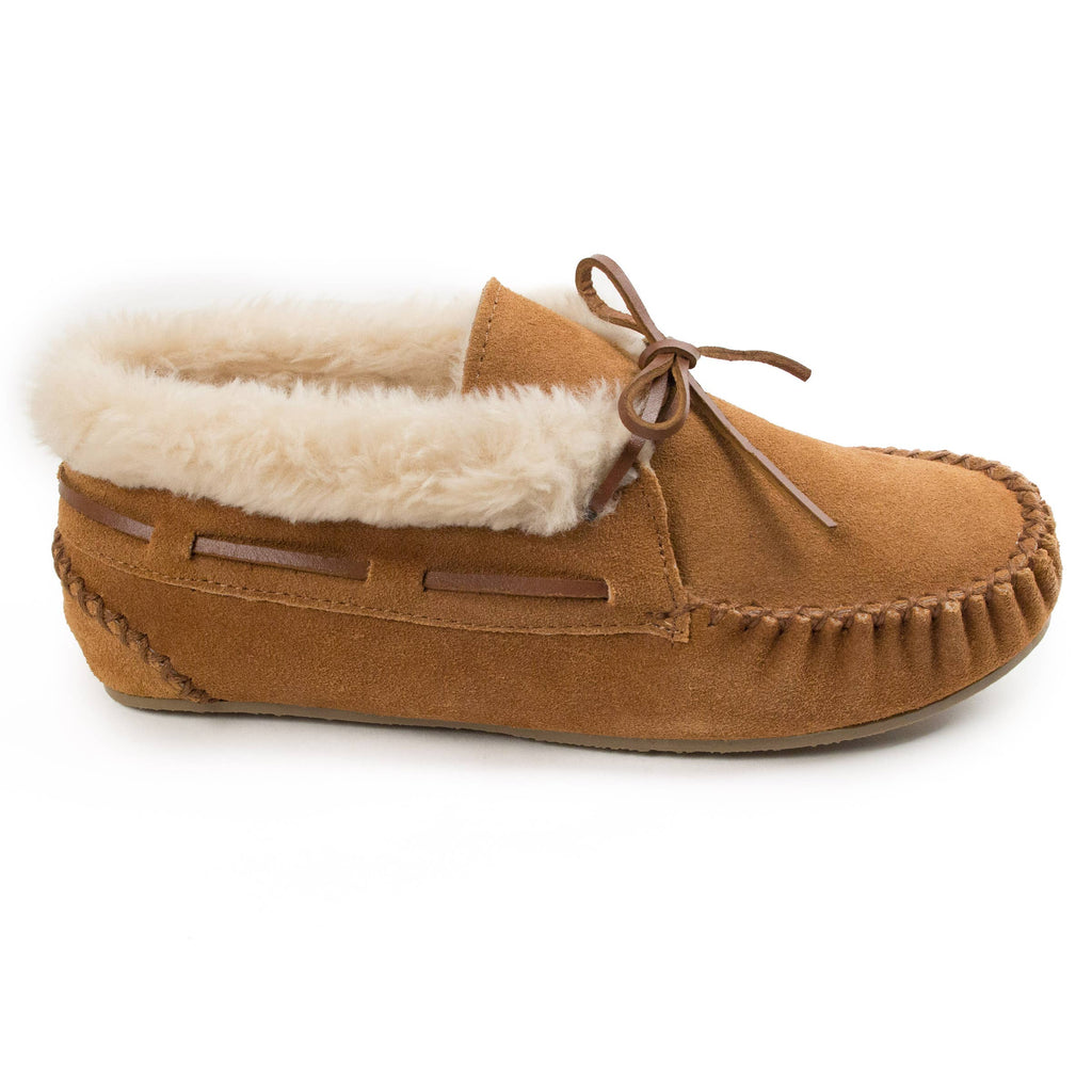 Women's Chrissy Cozy Pile Lined Suede Slipper House Shoe