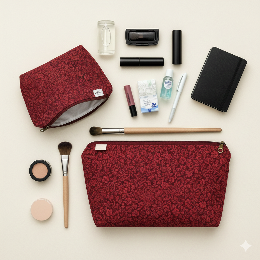 Travel Cosmetic Sustainable Zip 'n Go Bags — Fairy Garden