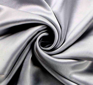 Silk Pillow Case: Silver Grey / Queen