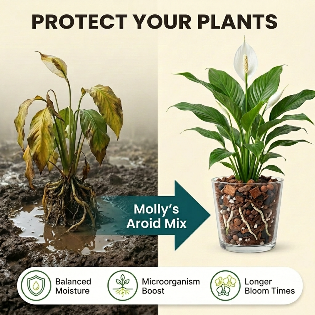 Molly's Aroid & Houseplant Soil Mix - 5DQ - Case of 12 units