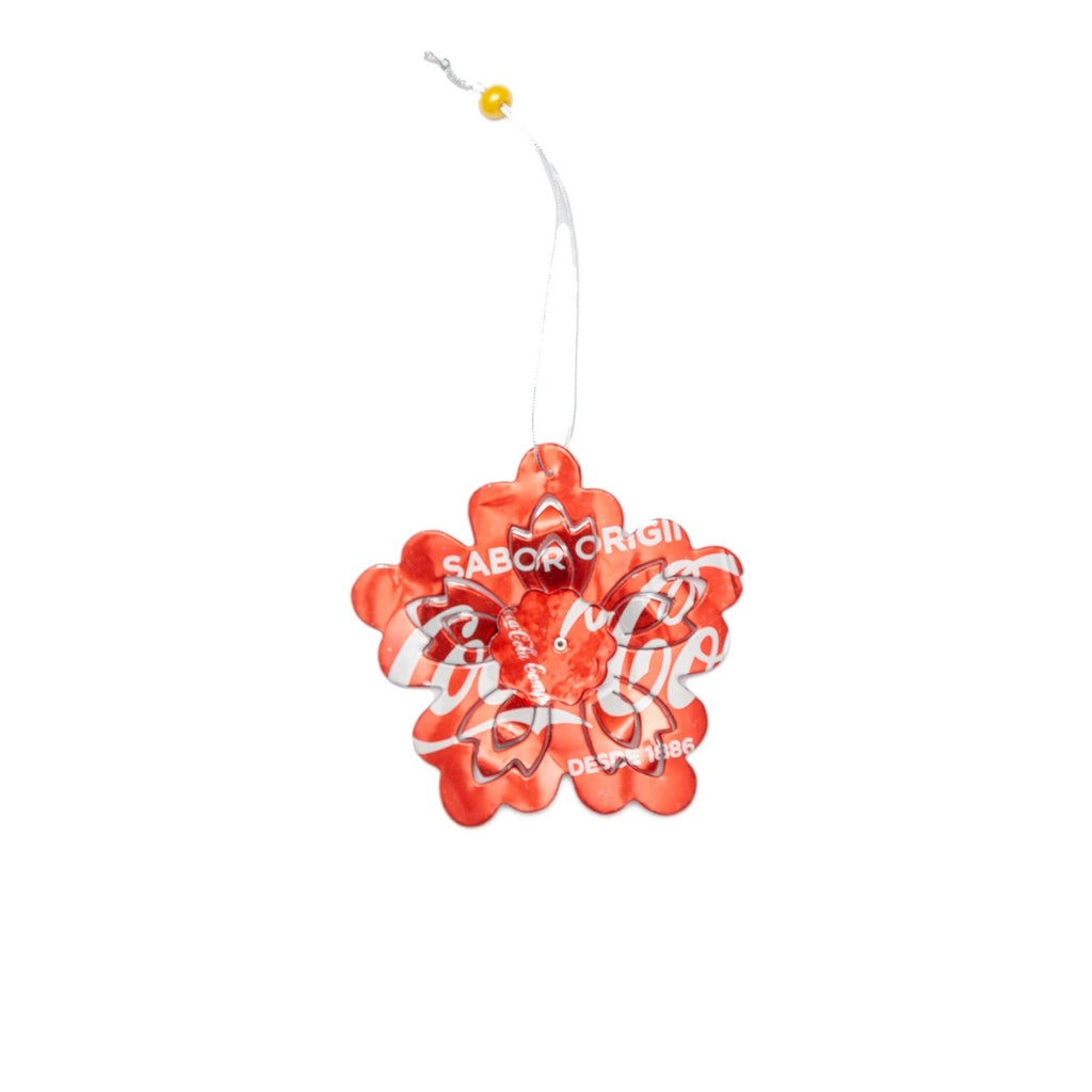Recycled 3D Flower Ornament 2 Sizes