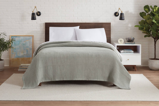 Waffle Weave Luxury Bed Blankets, Soft, Size & Color Options