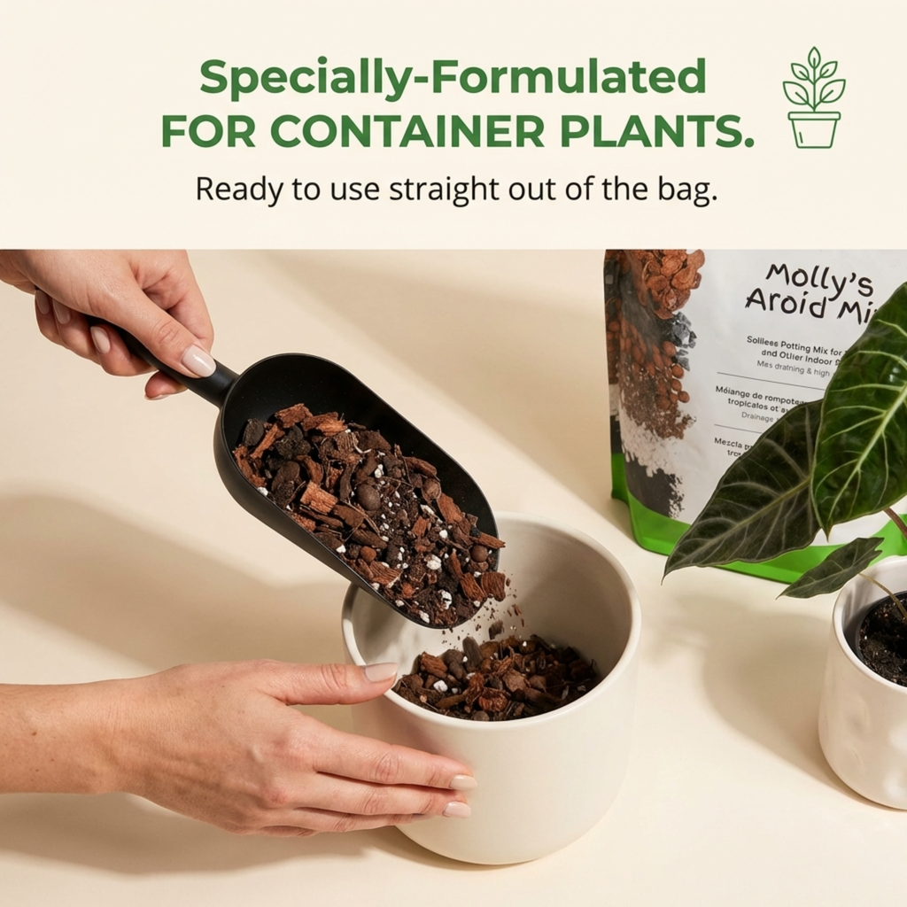 Molly's Aroid & Houseplant Soil Mix - 5DQ - Case of 12 units