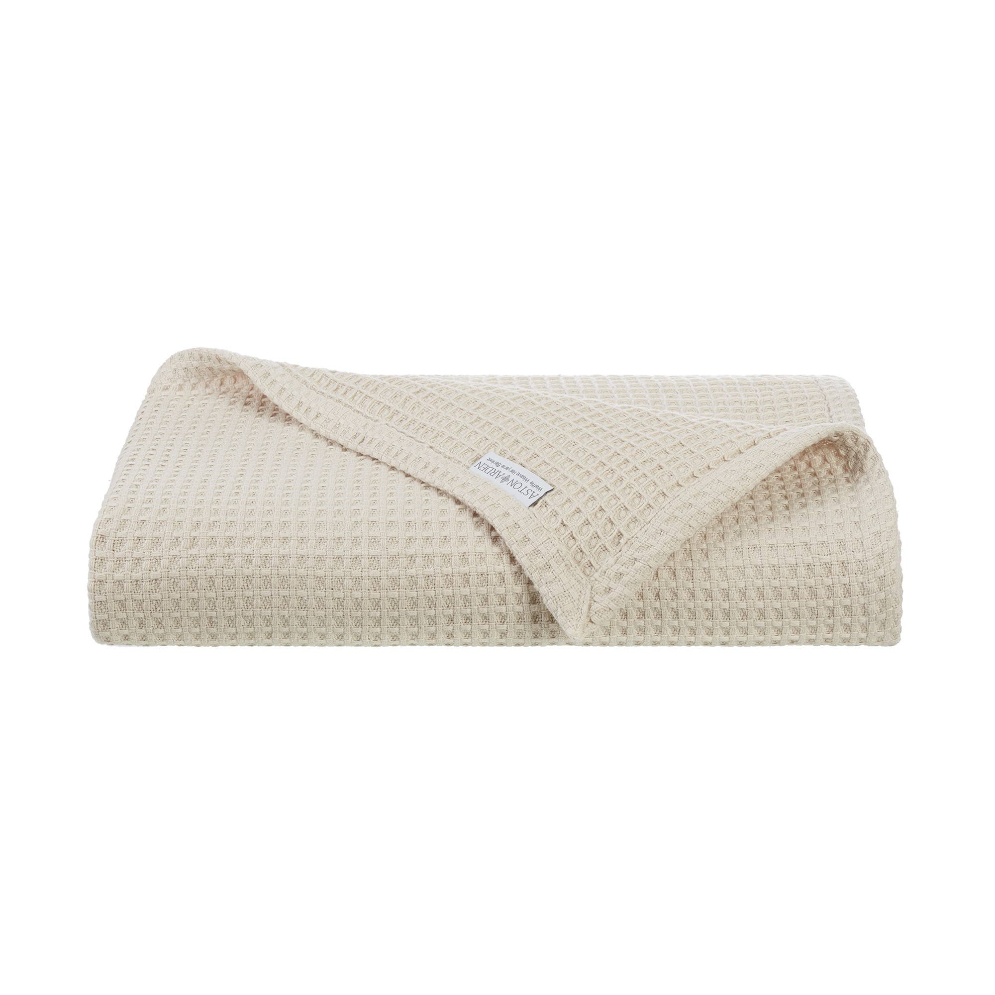 Waffle Weave Luxury Bed Blankets, Soft, Size & Color Options