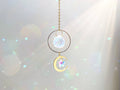 Moon Crystal Suncatcher Rainbow Prism