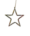 Hollow Star Christmas Ornament - Recycled Paper