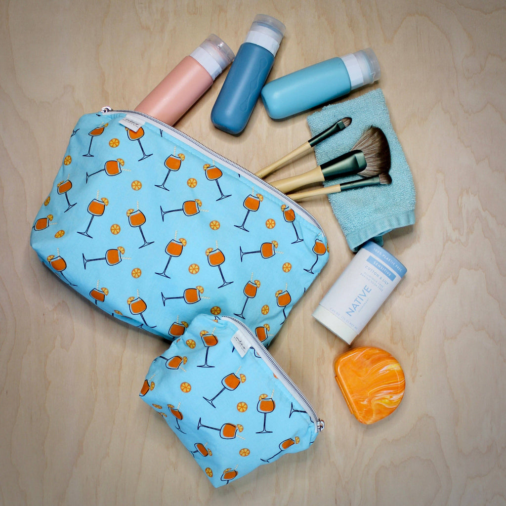 Travel Cosmetic Sustainable Zip 'n Go Bags — Fairy Garden