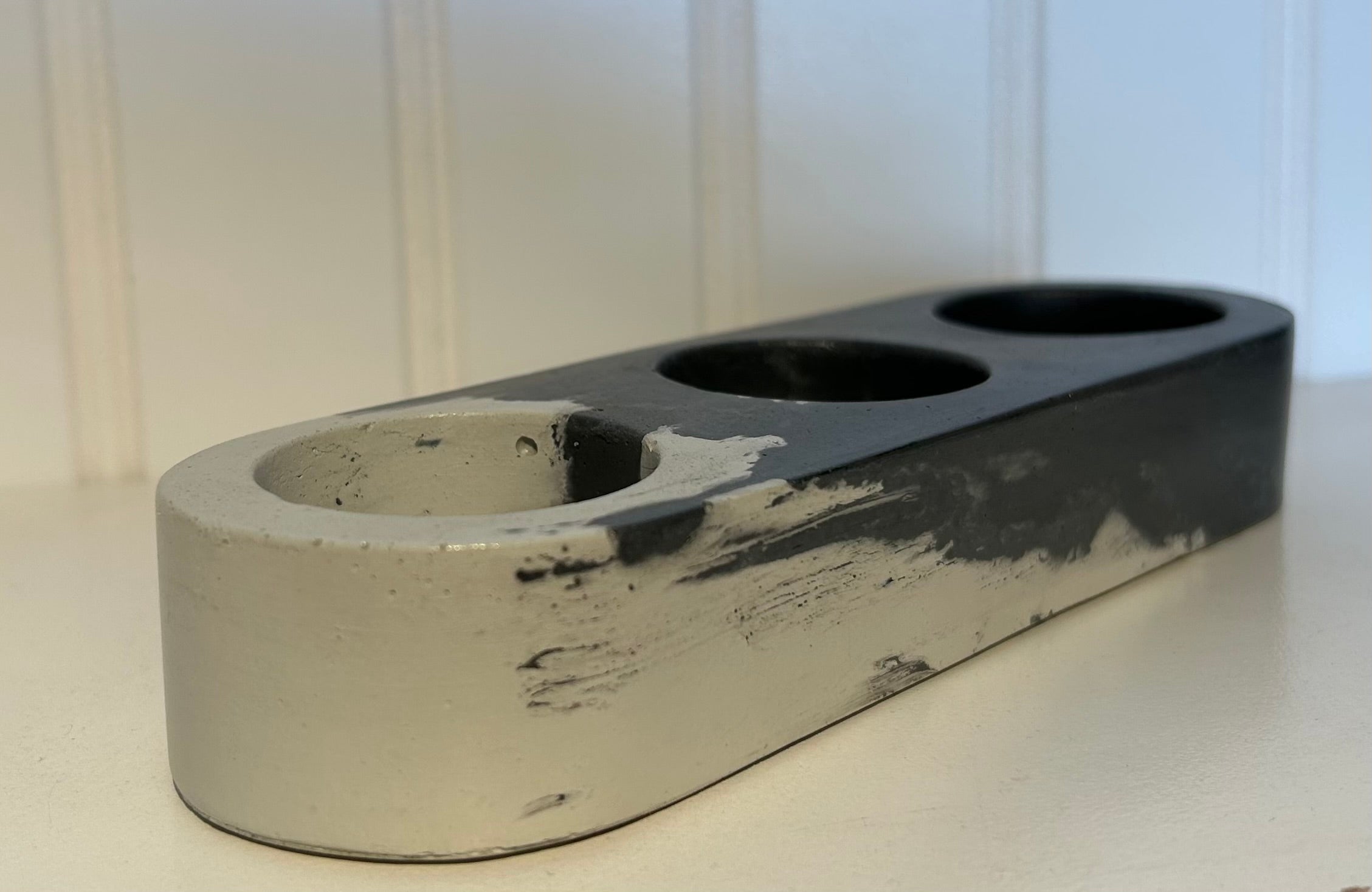 Concrete Trio Grey Tea Light-Grey : ONE