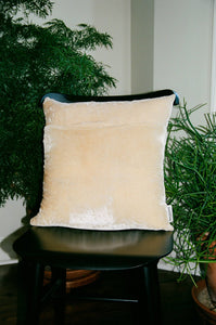 Sand Plant Dyed Silk Velvet Pillow Sham | sustainably made