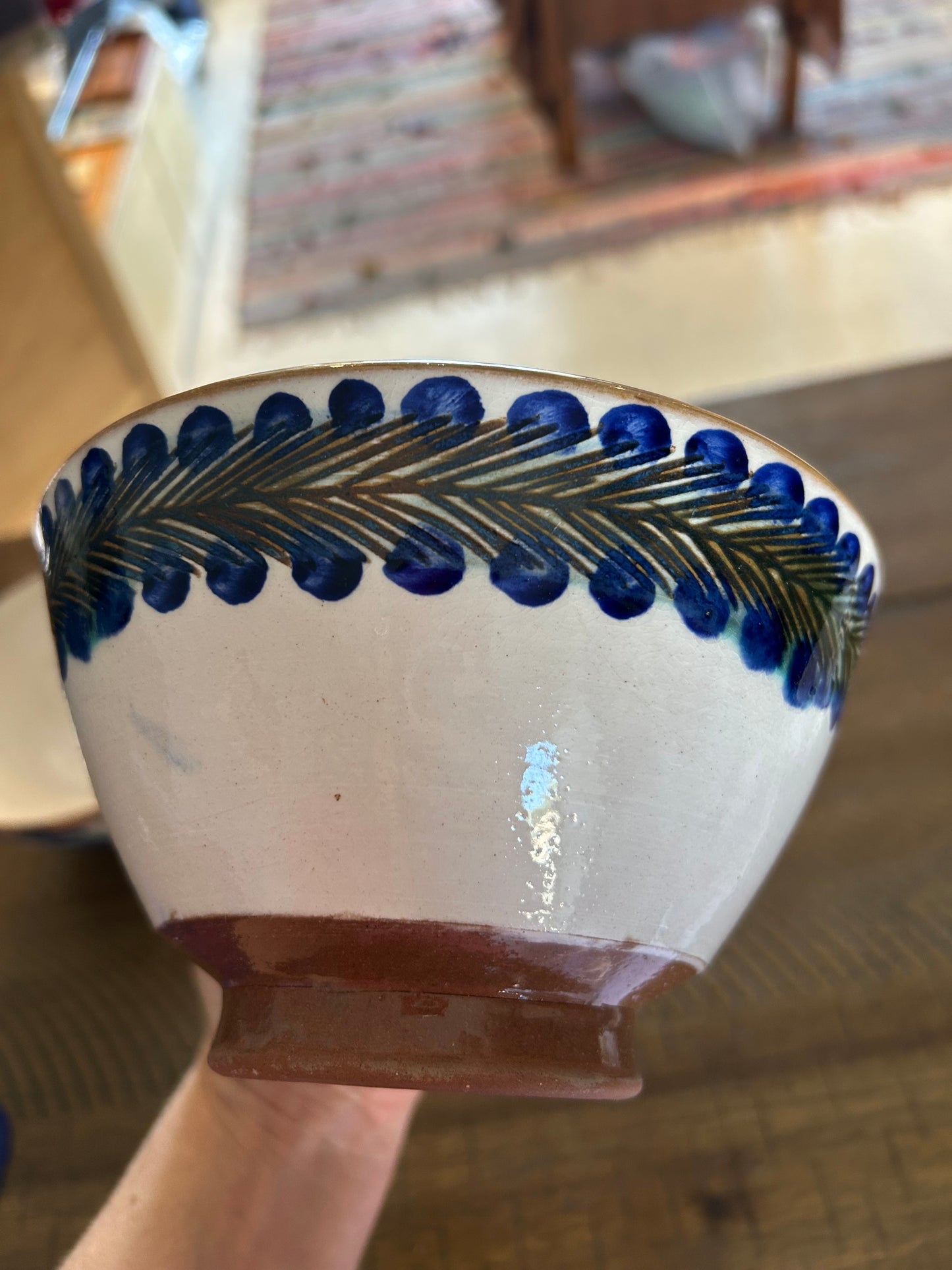 Pottery Bowl - Olive Branch