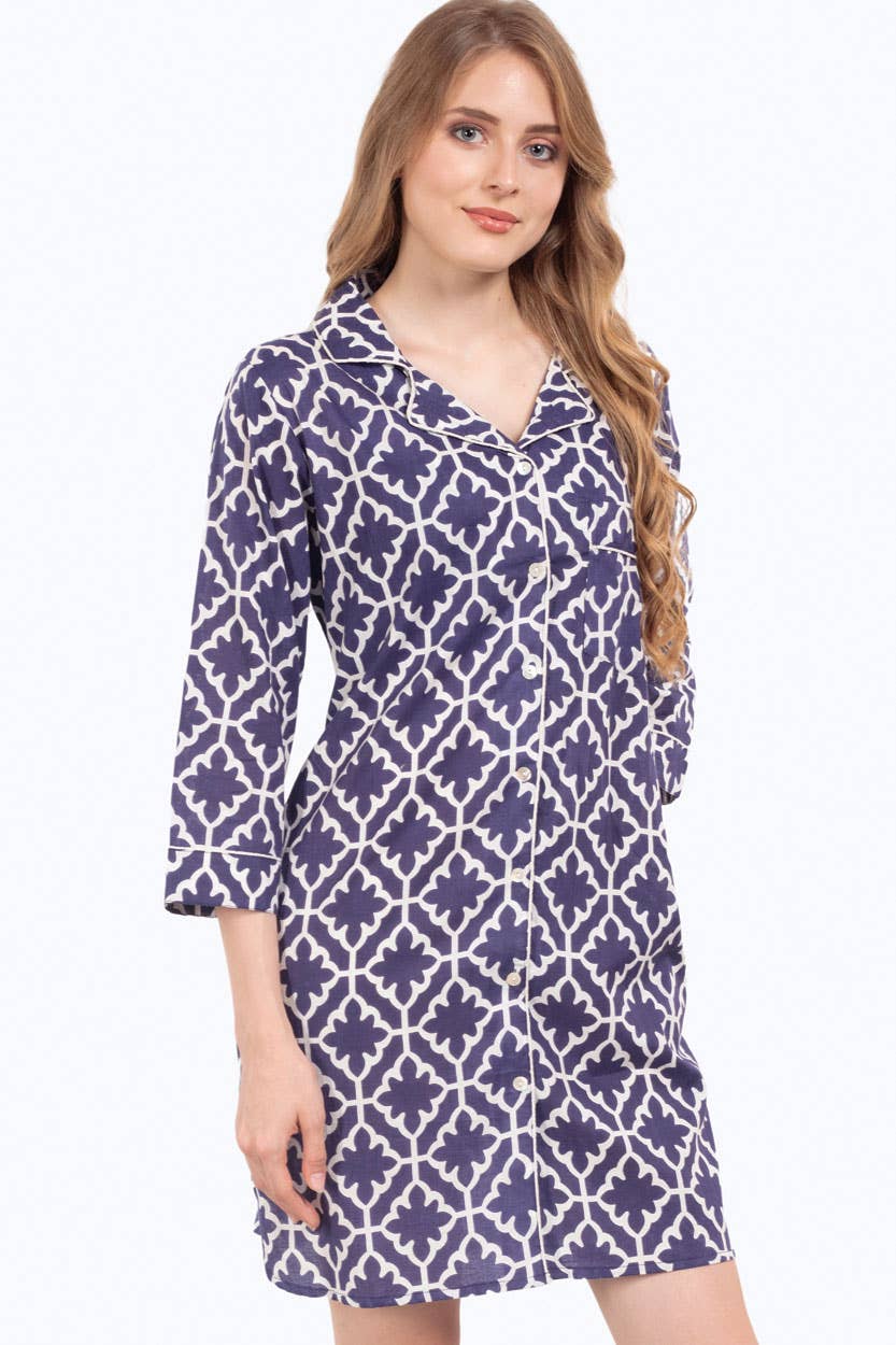 Anjali Cotton Nightshirt