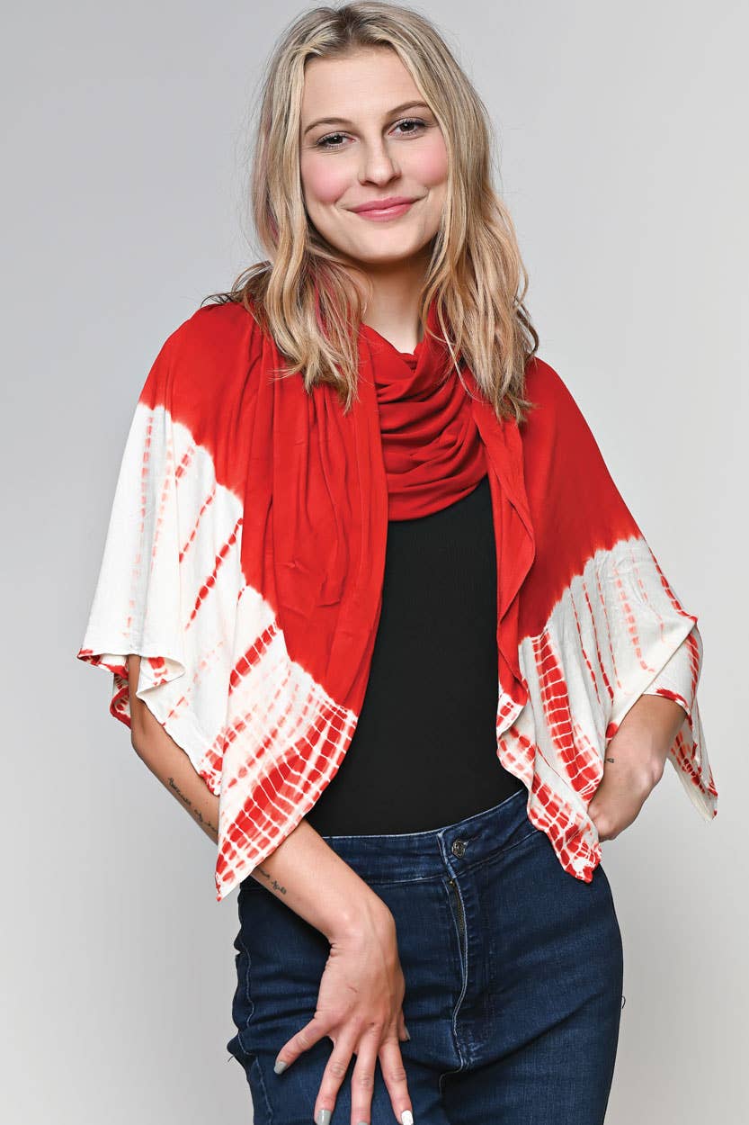 Shibori Knit Wrap