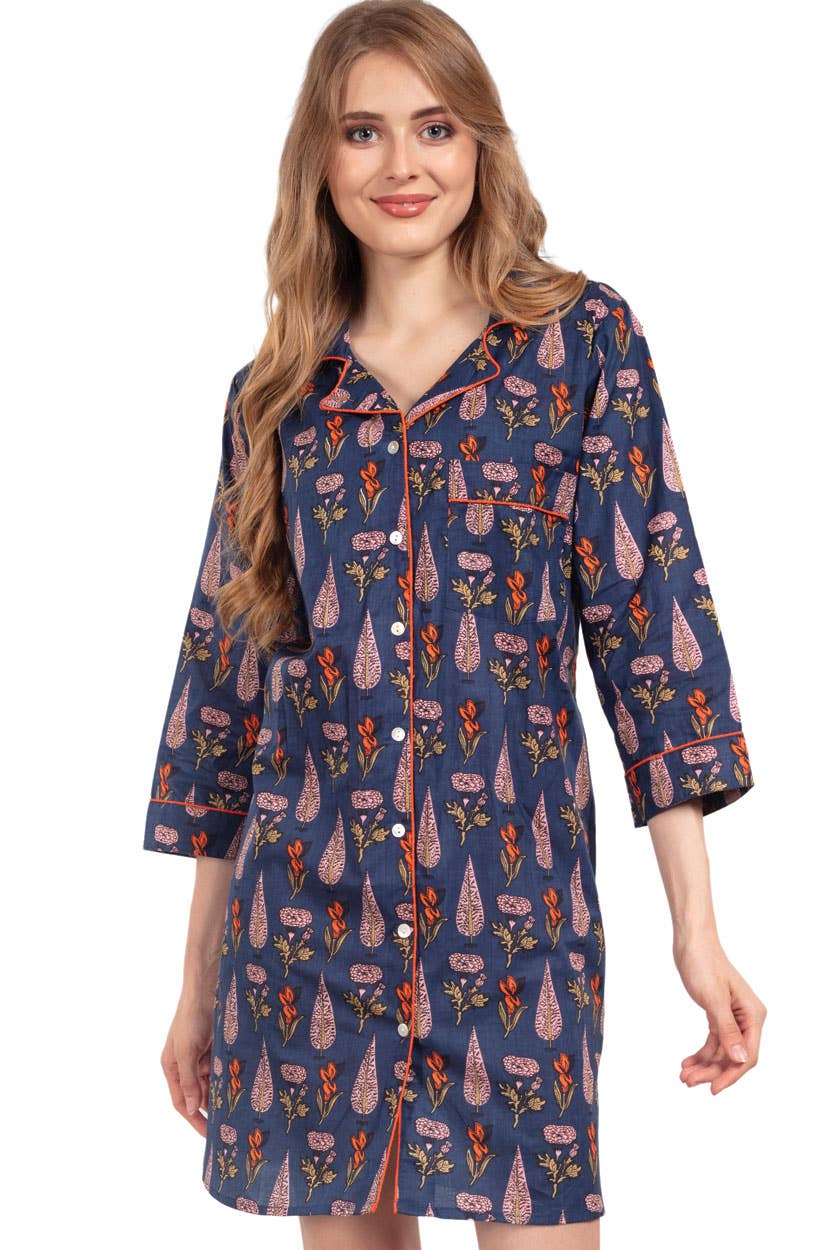 Anjali Cotton Nightshirt
