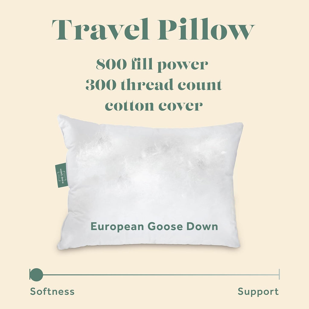Drift Luxury Down Travel Pillow