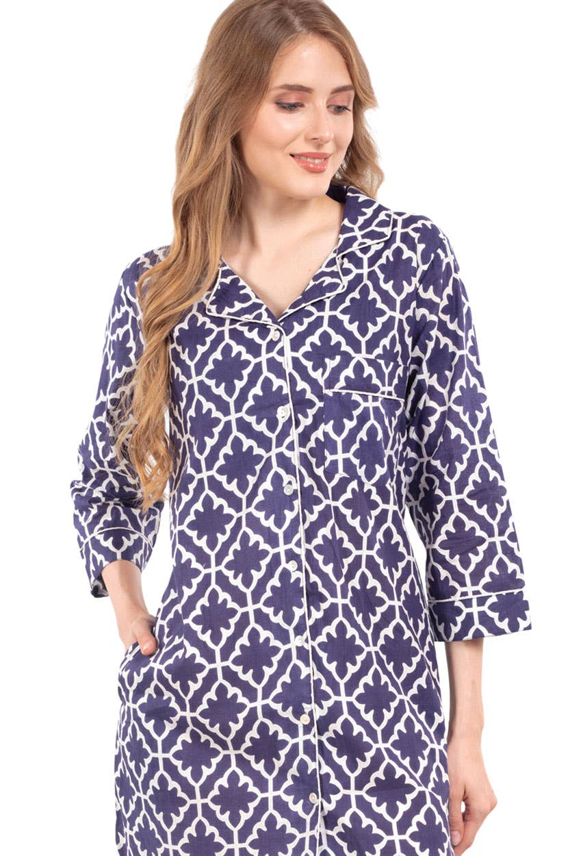 Anjali Cotton Nightshirt