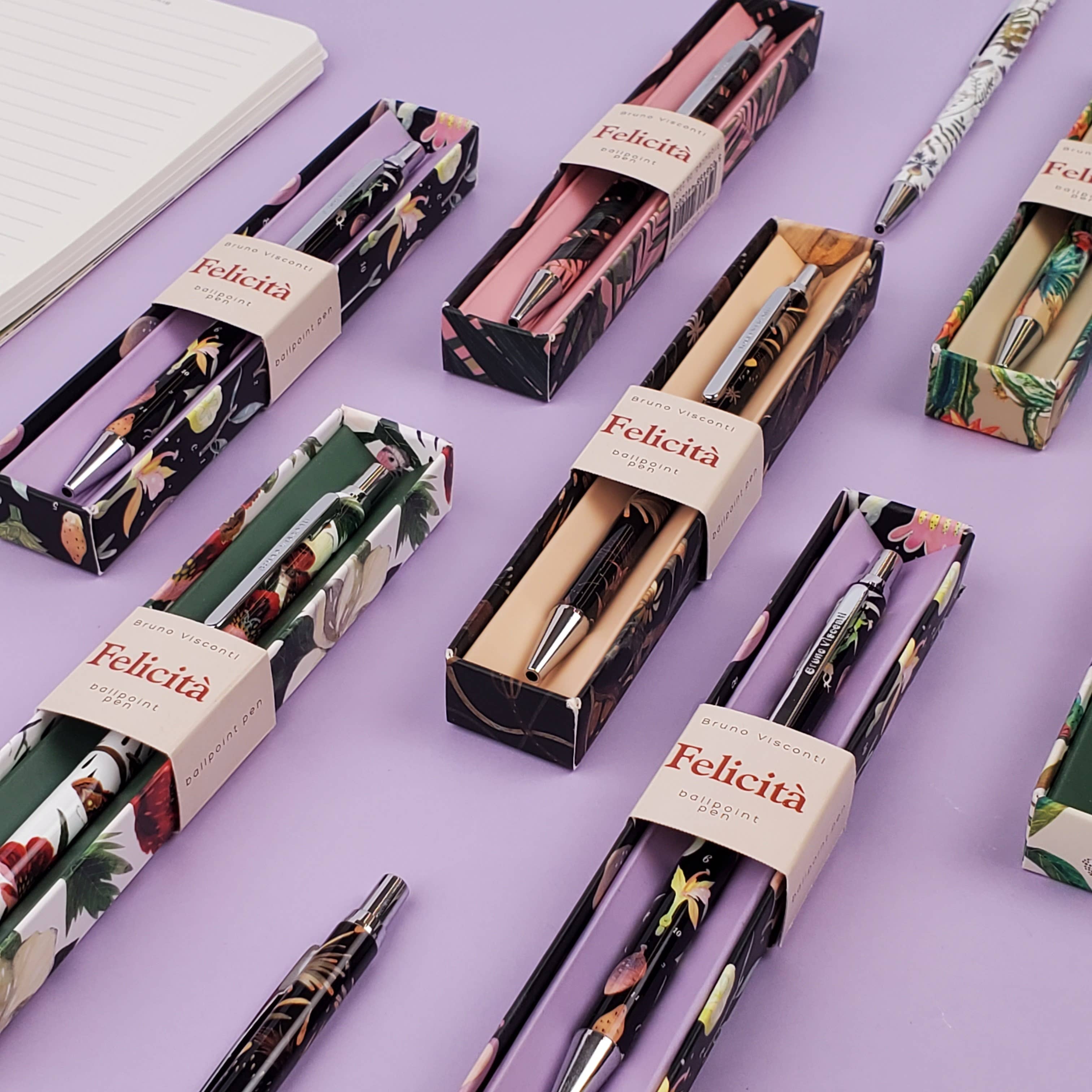 Felicita Night Flowers Ballpoint Pen