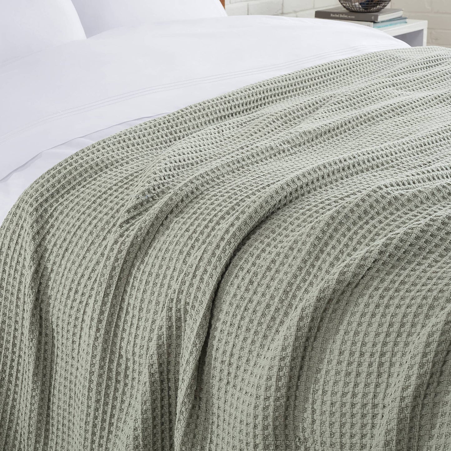Waffle Weave Luxury Bed Blankets, Soft, Size & Color Options