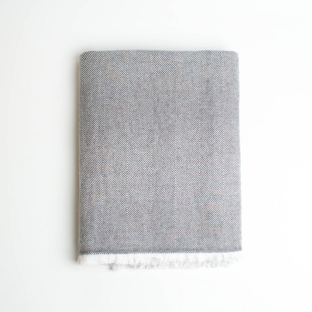 Cashmere Reversible Luxury Blanket Travel Throw 56X 90"