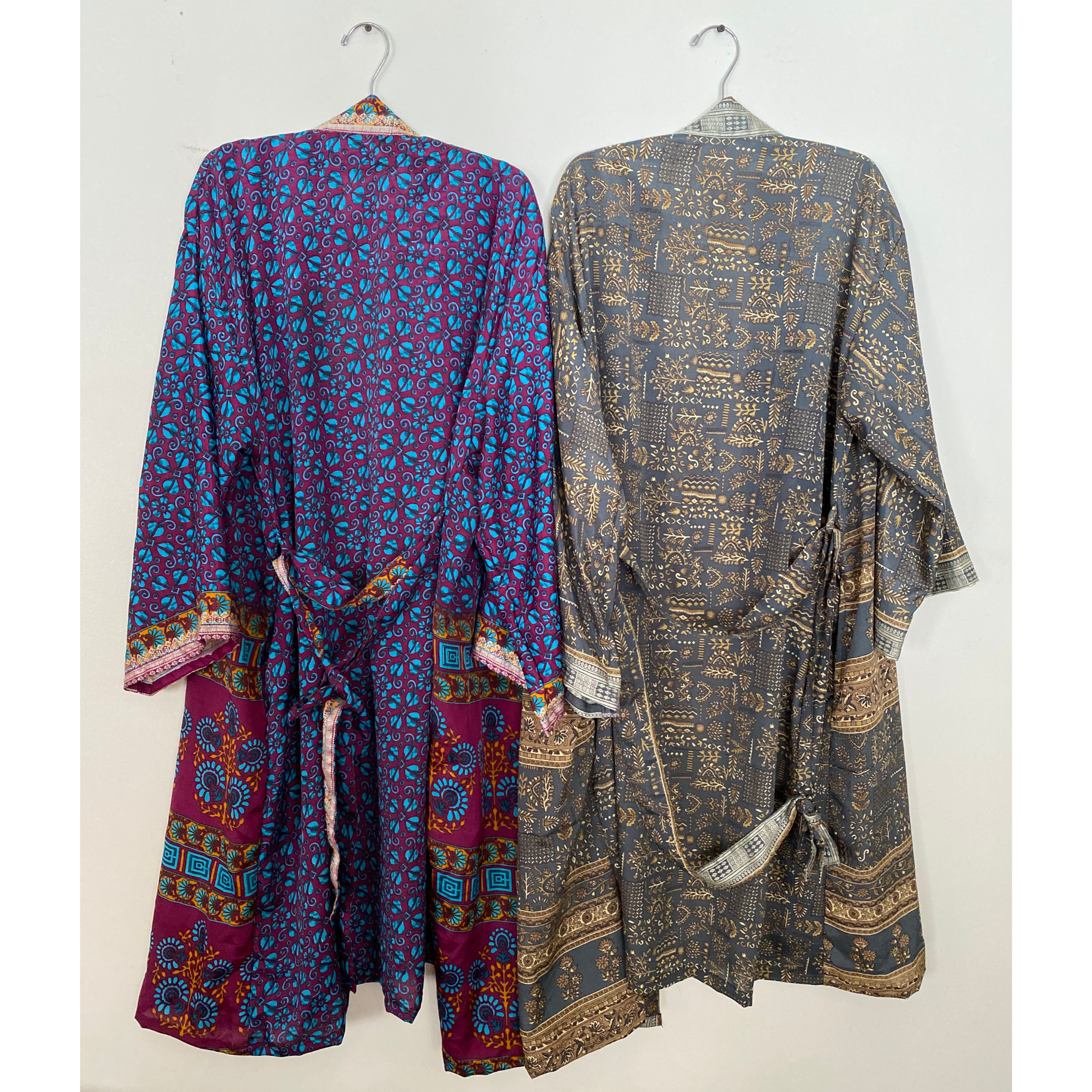 Silk Robe | Upcycled 100% Silk One Size Luxury