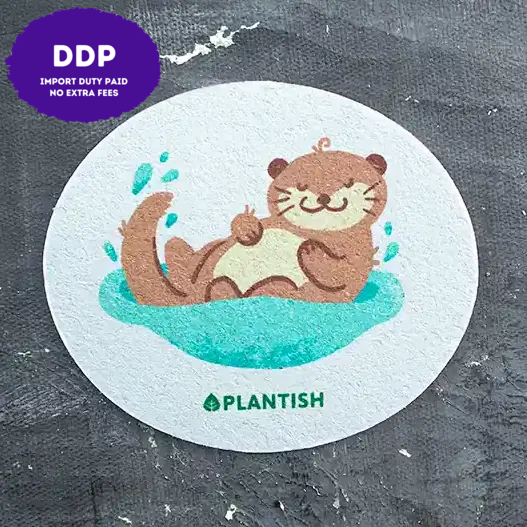 Sleepy Otter - Pop up Sponge