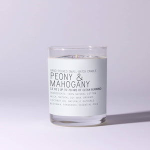 Peony & Mahogany - Just Bee Candle