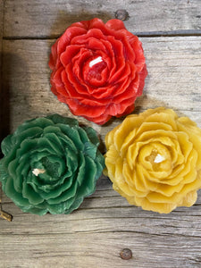 Beeswax Candles Mixed Blooms