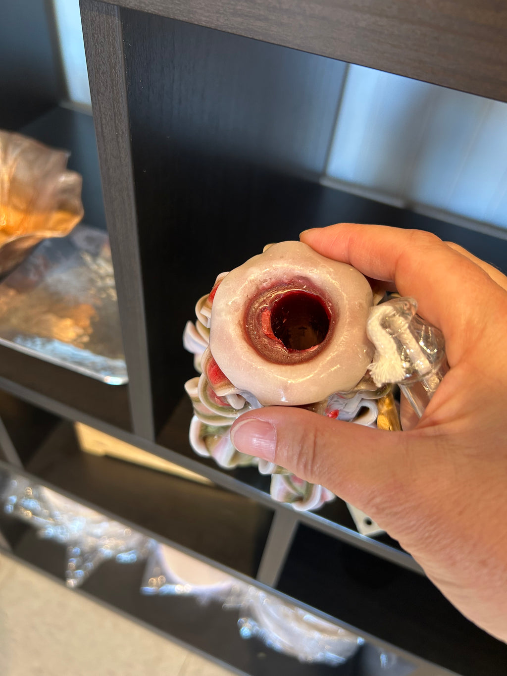 Ribbon & Curl Candles: Oil Lamp