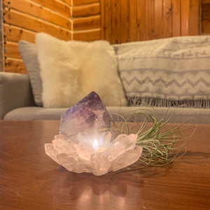 Starlight Crystal Candleholder