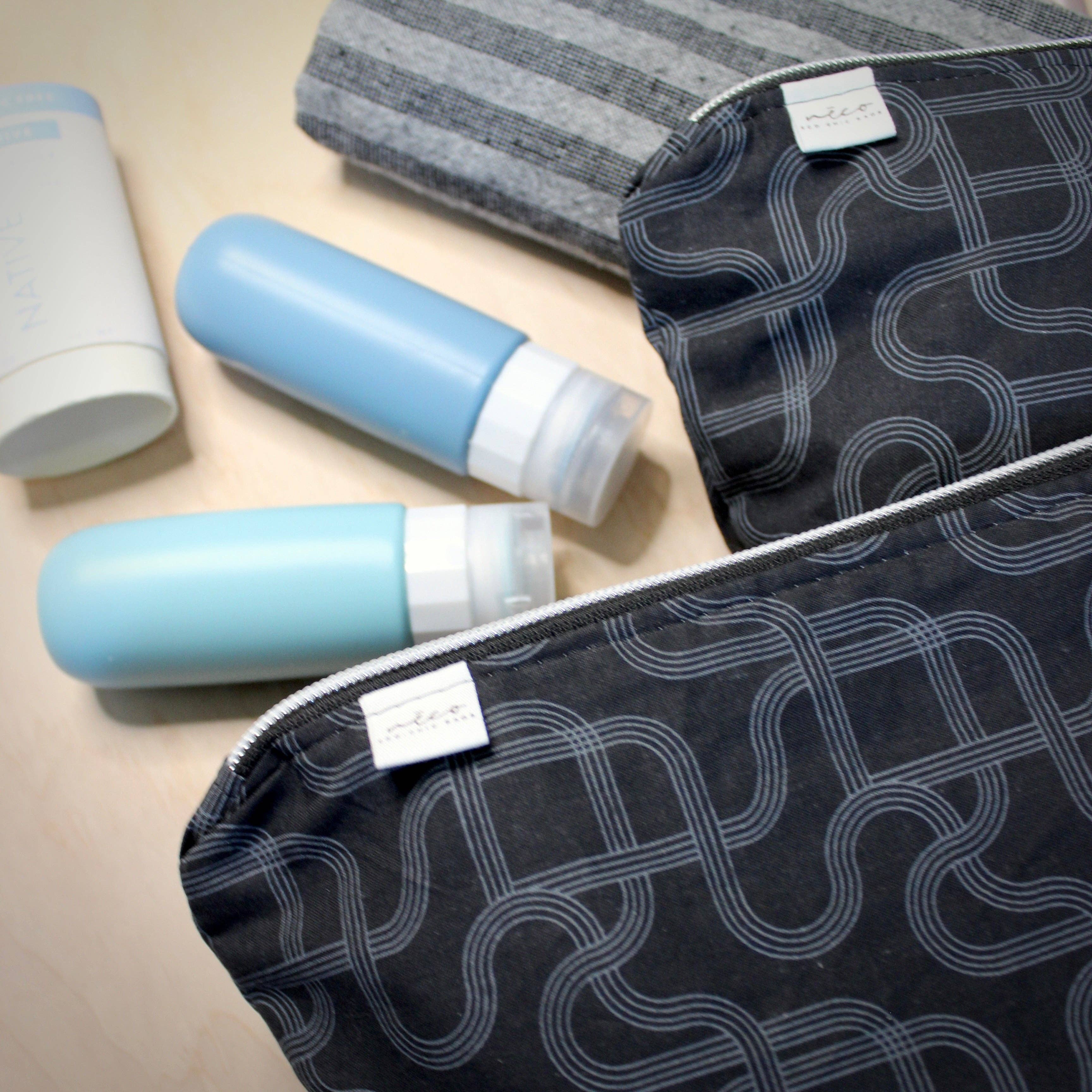 Travel Cosmetic Sustainable Zip 'n Go Bags — Fairy Garden