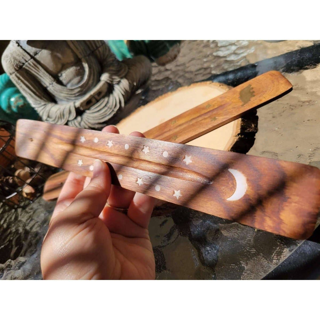 Wooden Ash Catcher Incense Holder/Hand Crafted Incense Burne